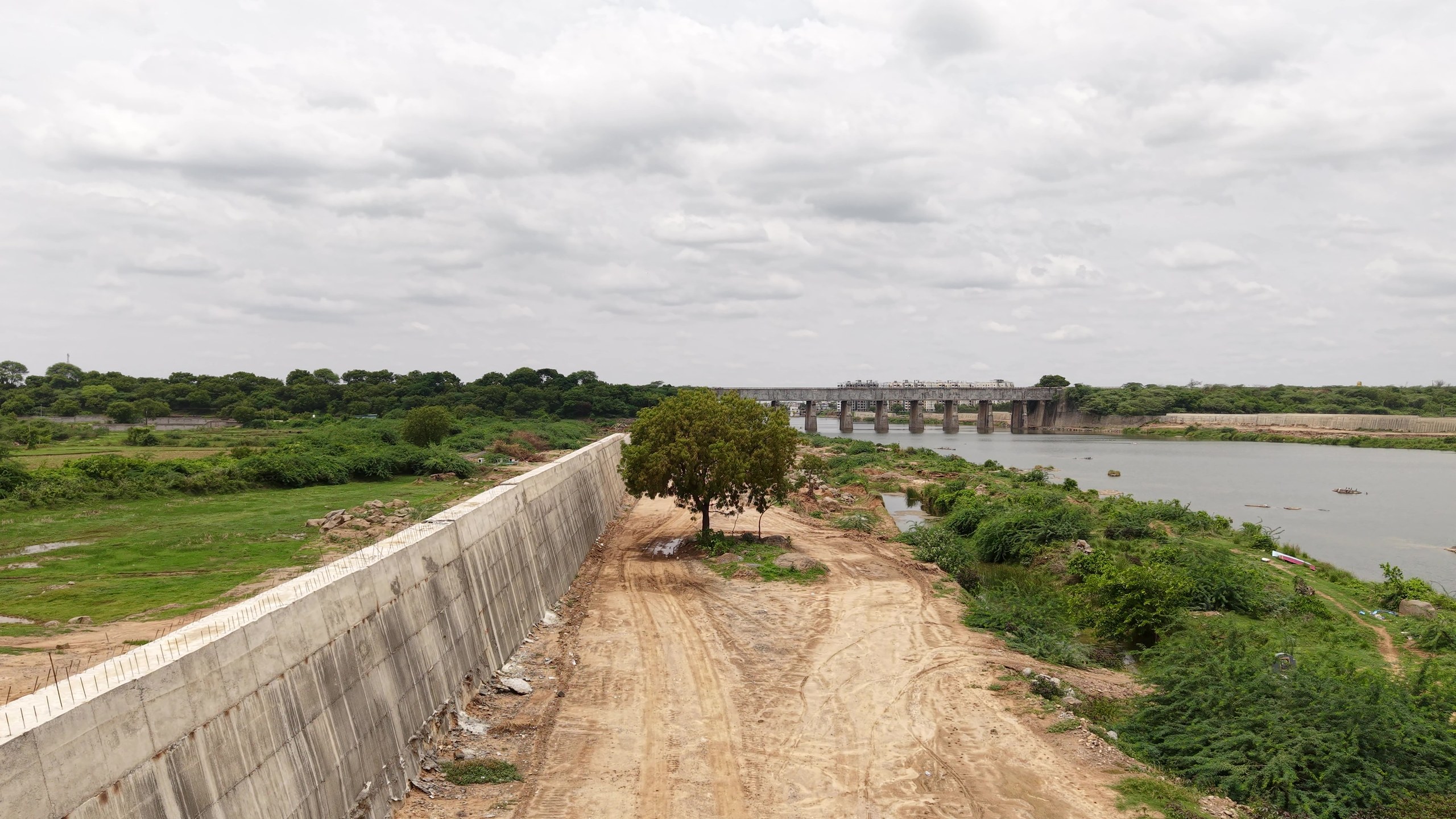 Riverbank Retaining Wall