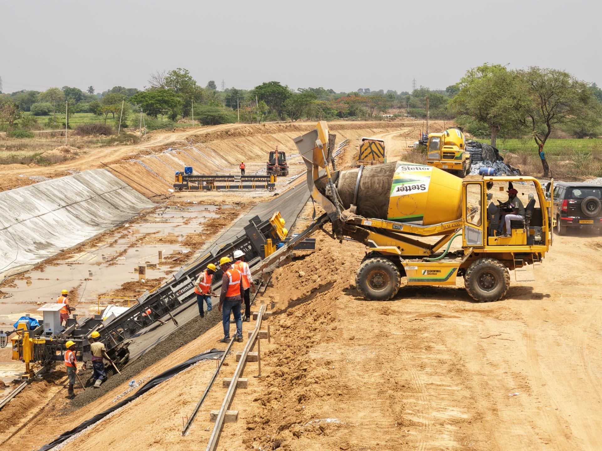 Canal Lining Works